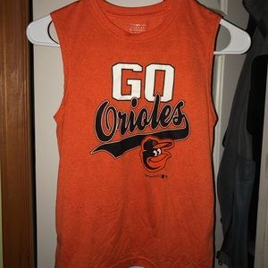 Orioles sleeveless boys tee